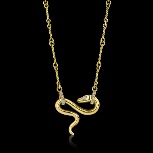 Charmed Serpent Necklace