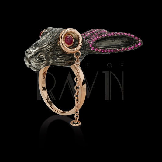 Wonderland Rabbit with Monocle