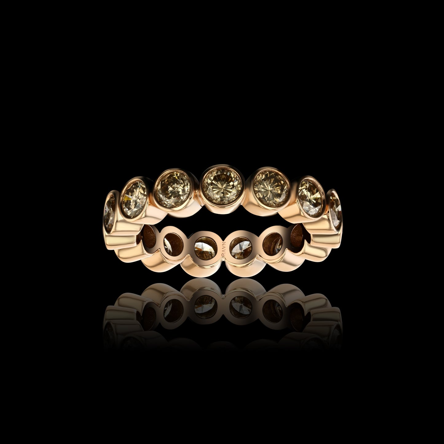 Bezel Eternity Diamond Ring