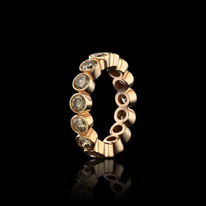 Bezel Eternity Diamond Ring