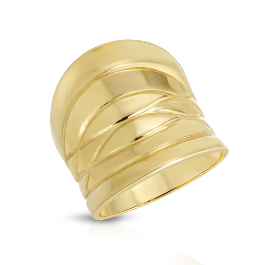 Golden Saddle Ring