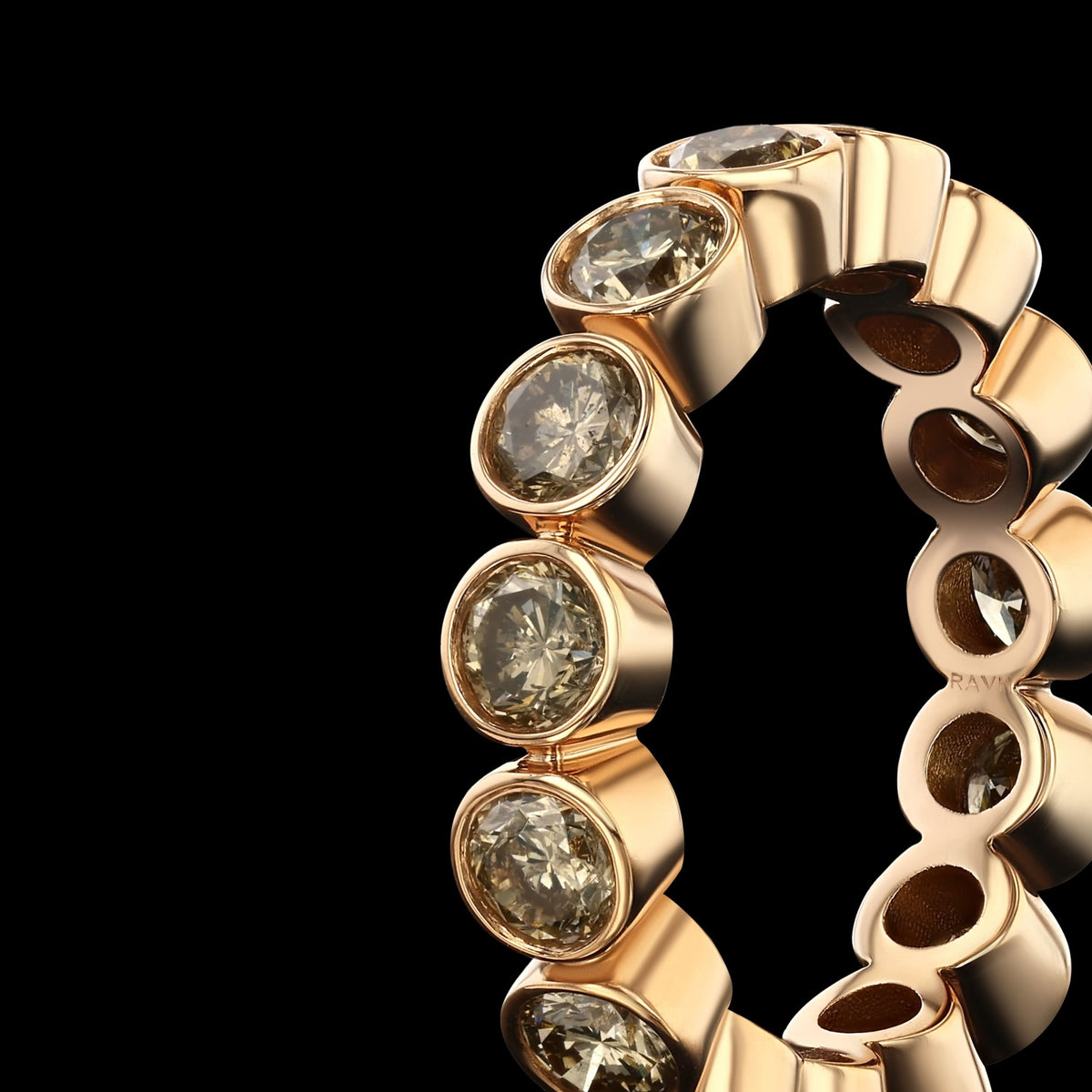 Bezel Eternity Diamond Ring