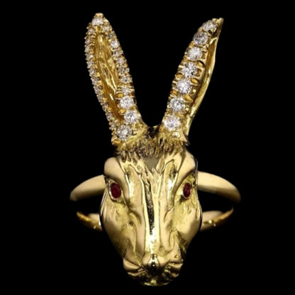 Golden White Rabbit