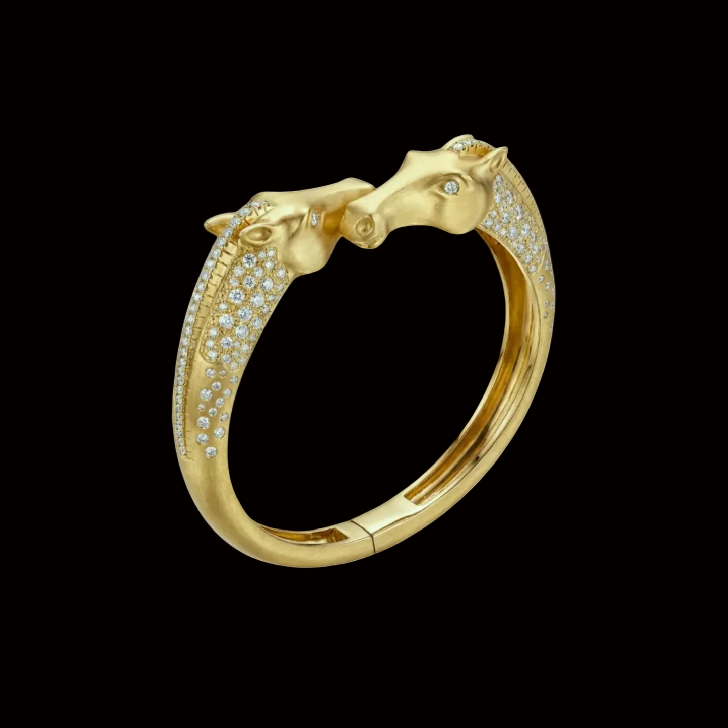 Equus Duo Bracelet, Classic Gold & Diamond