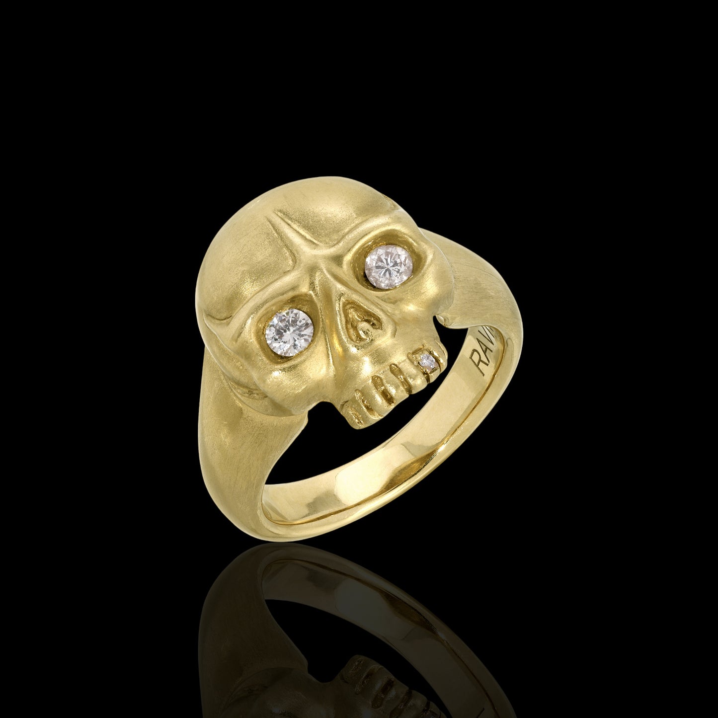 Petite Jawless Skull Ring