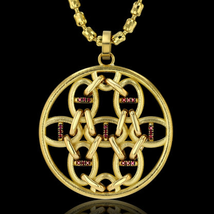 Sacred Geometry Equine Medallion