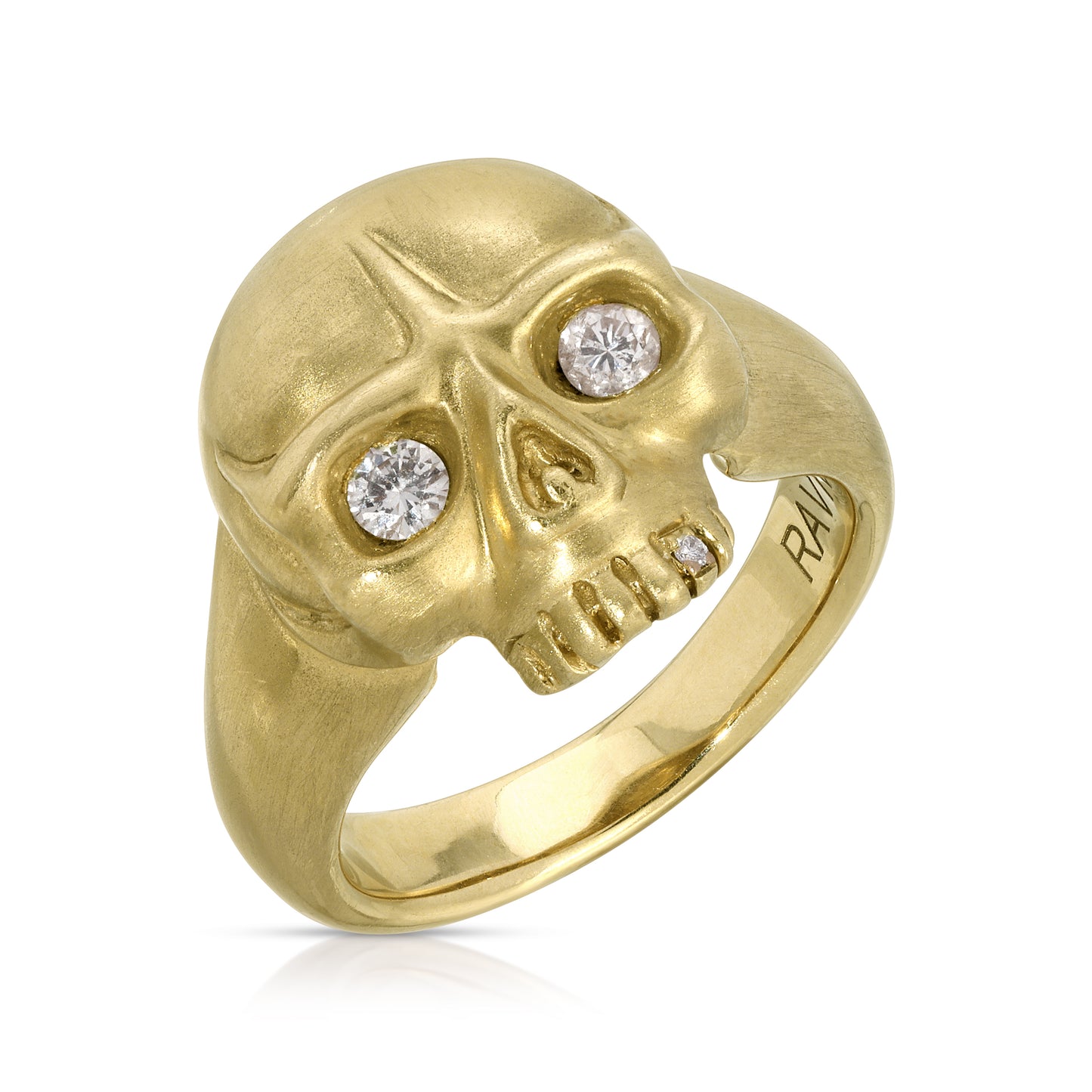 Petite Jawless Skull Ring